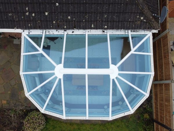 glass conservatory roof farnborough