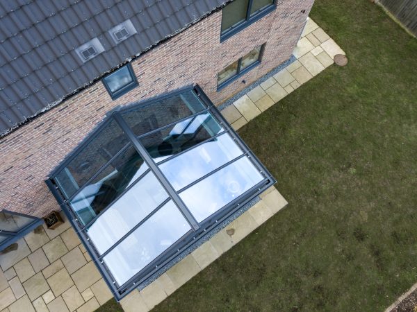 self cleaning glass roof