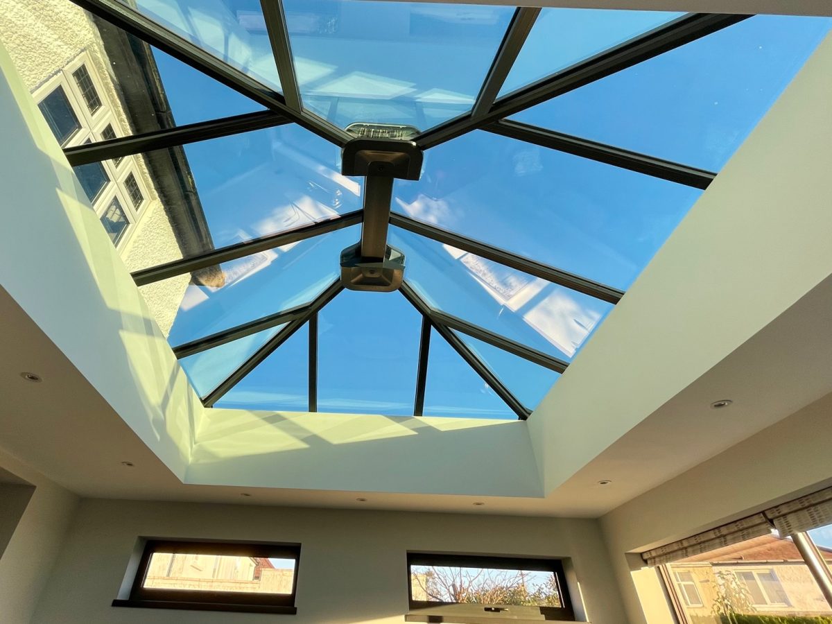 energy efficient glass roof