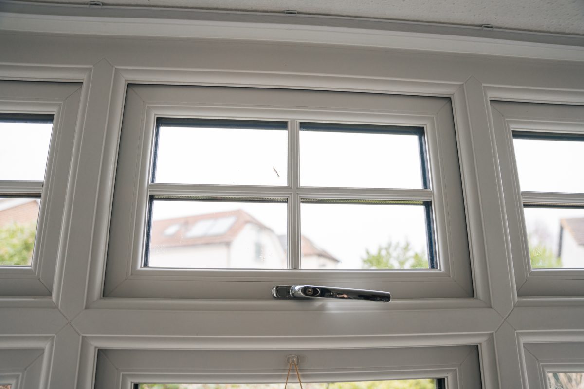 casement windows with bars